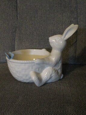 Pier 1 Imports Bunny Candy/Treat Bowl